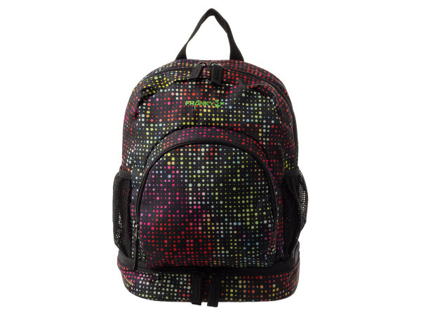 Franky Kinderrucksack mit Bodenfach KRS2 Backpack Space Dots