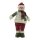 Iko Import Schneemann sitzend Weihnachtsdekoration Winterdekoration Rot 26 cm x 48 cm x 13 cm