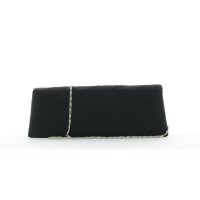 JSI Damen Schultertasche, Clutch, Abendtasche, 27 x 10 x 5 cm  Schwarz