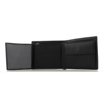 Maitre F3 Gandolf BillFold H6 Herren B&ouml;rse, Querformat, Portemonnaie, RFID Safe, 12 x 10,3 x 2,5 cm Black