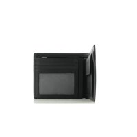 Maitre F3 Gandolf BillFold H6 Herren B&ouml;rse, Querformat, Portemonnaie, RFID Safe, 12 x 10,3 x 2,5 cm Black