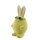 Mel-O-Design Osterhasen Dekoration Hase mit Brille stehend 7 cm x 13 cm x7 cm Gelb