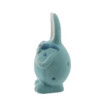 Iko Import Osterhasen Dekoration Hase mit Brille stehend 7 cm x 13 cm x7 cm