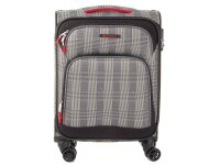 Franky Koffer Handgep&auml;ck Spinner Gr. S T1S-DR 55 cm Grey Check