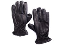 Franky Herren Handschuhe schwarz Leder