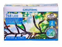 Grundig LED-Weihnachts-Lichtnetz Cluster 768 LED 08607...