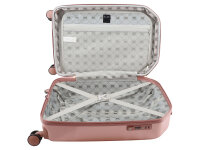 ELLE Koffer Diamond Spinner Trolley Gr. S Rose Gold