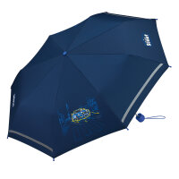 Scout Polizei Kinder-Taschenregenschirm mit...