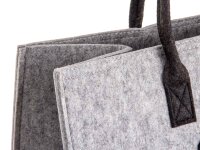 Prato Filztasche Shopper  FT01-S light grey