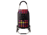 Franky Einkaufstrolley ER3 Treppensteiger multicolor check