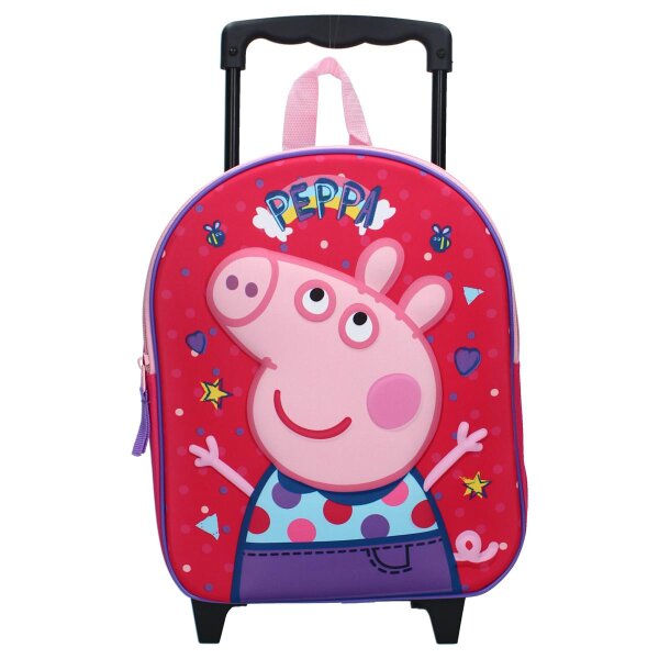 Vadobag Trolley-Rucksack 3D Peppa Wutz Around Town