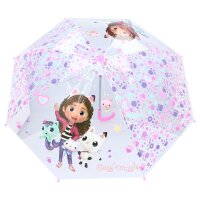 Vadobag Kinderschirm Regenschirm Gabbys Dollhouse Rainy Days