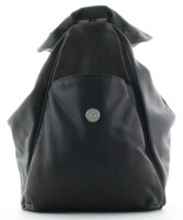 Prato LM Asif Leder City Rucksack L7 schwarz